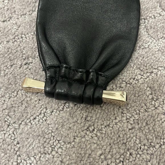 Gucci . Bamboo black leather belt - Picture 3 of 7